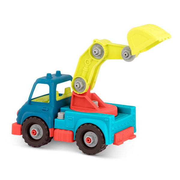 Lkw zum Zusammenstecken mit batteriebetriebenem Bohrer