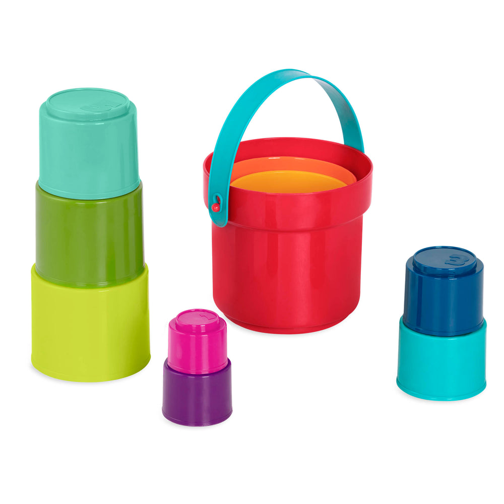 Set stapelbare Eimer mit Eimer