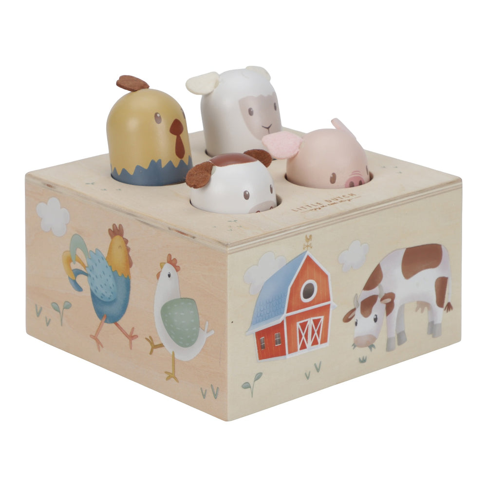 Drewniana zabawka pop-up Little Dutch - Little Farm - Tublu.de