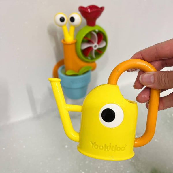 Badespielzeug - Pop-up-Schnecke mit Gießkanne