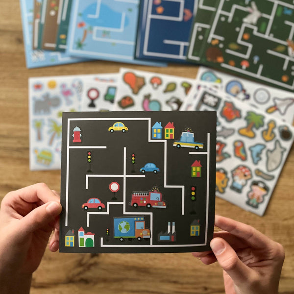 Stickerset – Labyrinthe - Tublu.de