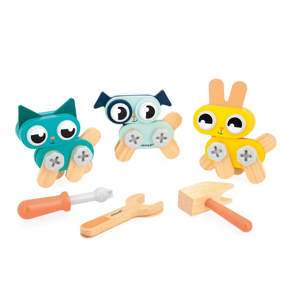 Holztiere zum Zusammenbauen Brico'Kids