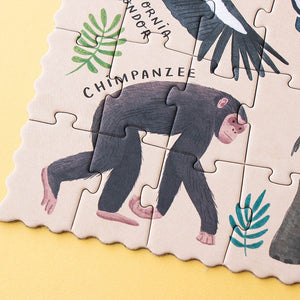 Puzzle Life – Gefährdete Tierarten, 200 Teile
