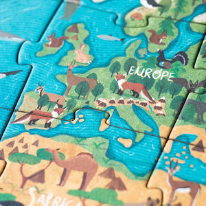 Puzzle mit Beobachtungsspiel – Animal Planet 70 Teile