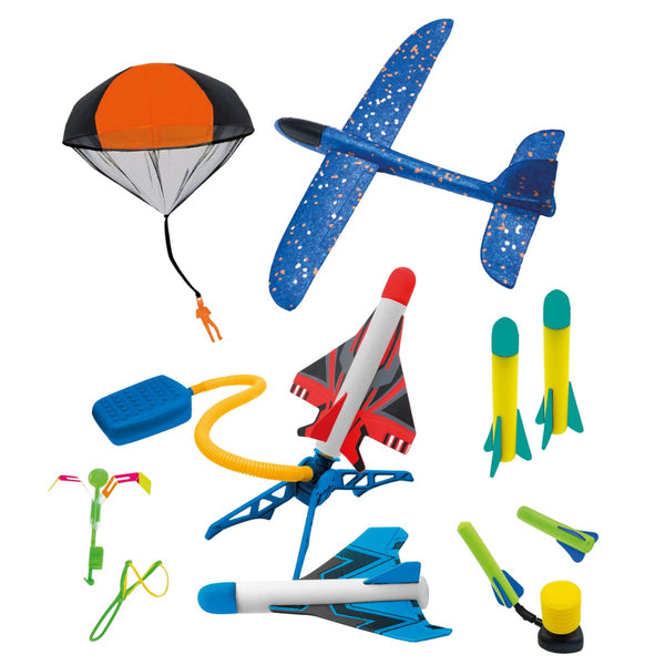 Set mit 6 Spielzeugen – Fliegendes Lernen