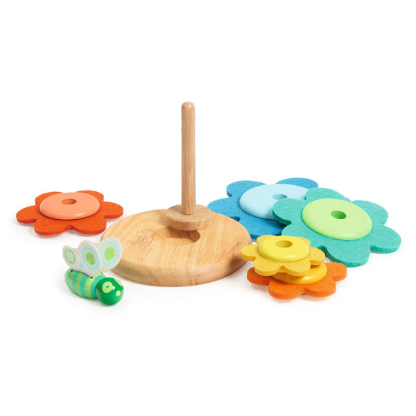 Holzpuzzle mit Filzelementen – Schmetterling - Tublu.de