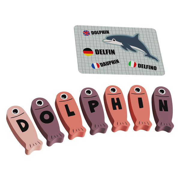 Magnetisches Geschicklichkeitsspiel – Fische fangen ABC