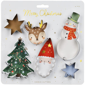 Ausstechformen Merry Christmas - silber