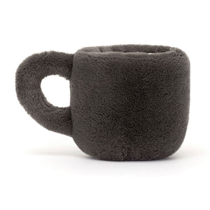Plüsch-Tasse „Fröhliche Tasse Kaffee“ 14 cm