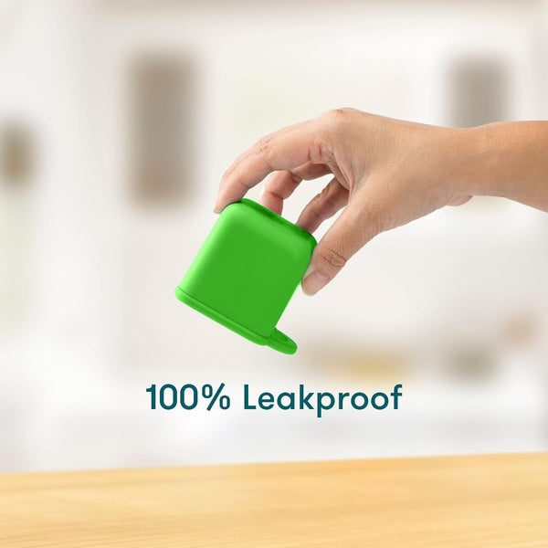 Zwei luftdichte Behälter für die Lunchbox OmieDip – Blue Green