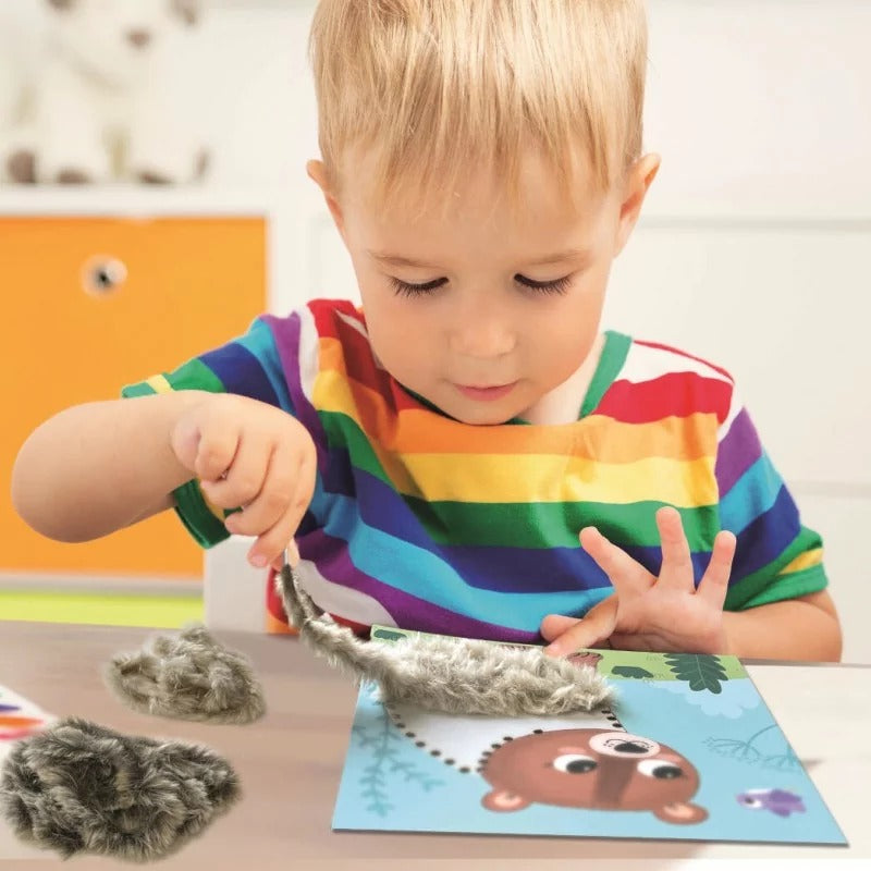 Fädelspiel – Flauschige Waldtiere