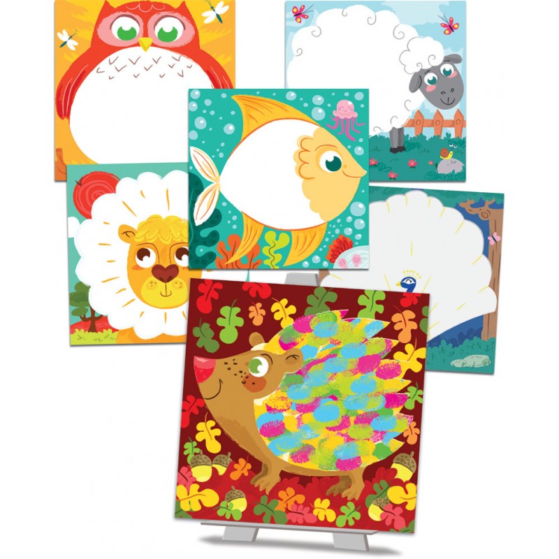 Fingerfarben-Set – Tiere
