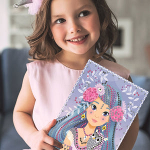 Kunstset mit Diamanten  - Mädchen