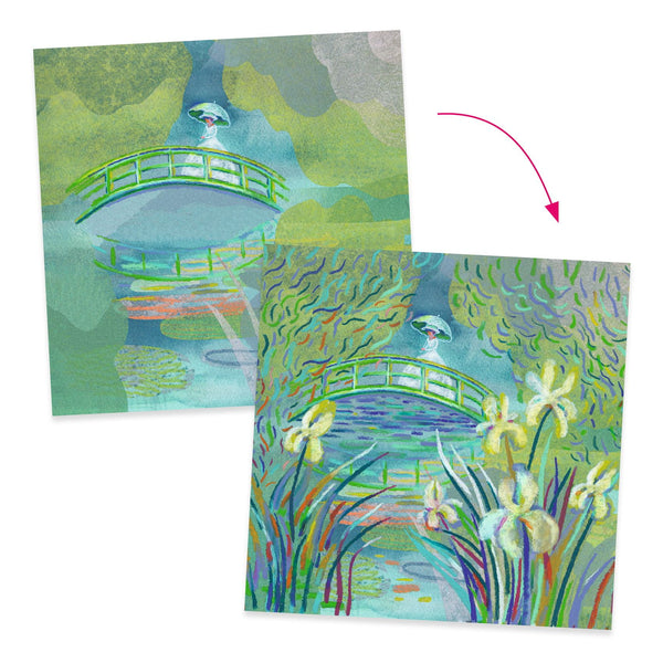 Kunstset Inspirationen – Wasserlilien - Tublu.de