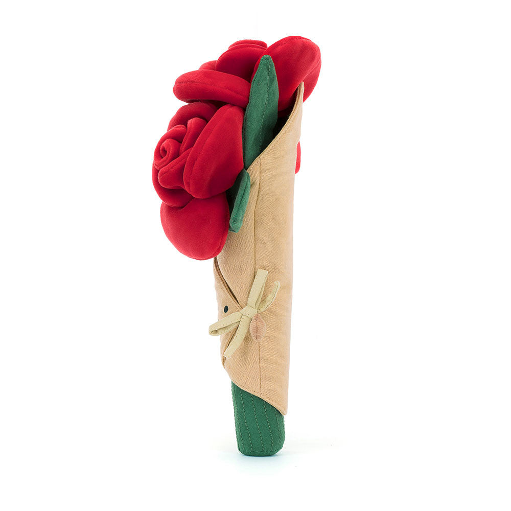 Plüschiger fröhlicher Rosenstrauß 30 cm