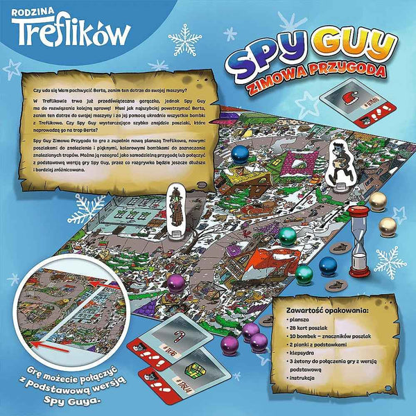 Brettspiel - Spy Guy Winter Adventure PL