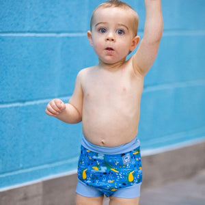 Schwimmwindel Happy Nappy 2-3 Jahre Krokodile (XXL)