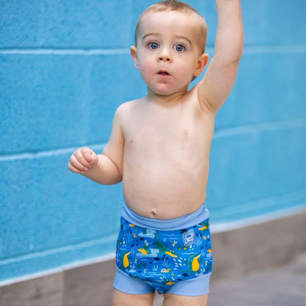 Schwimmwindel Happy Nappy 2-3 Jahre Krokodile (XXL)