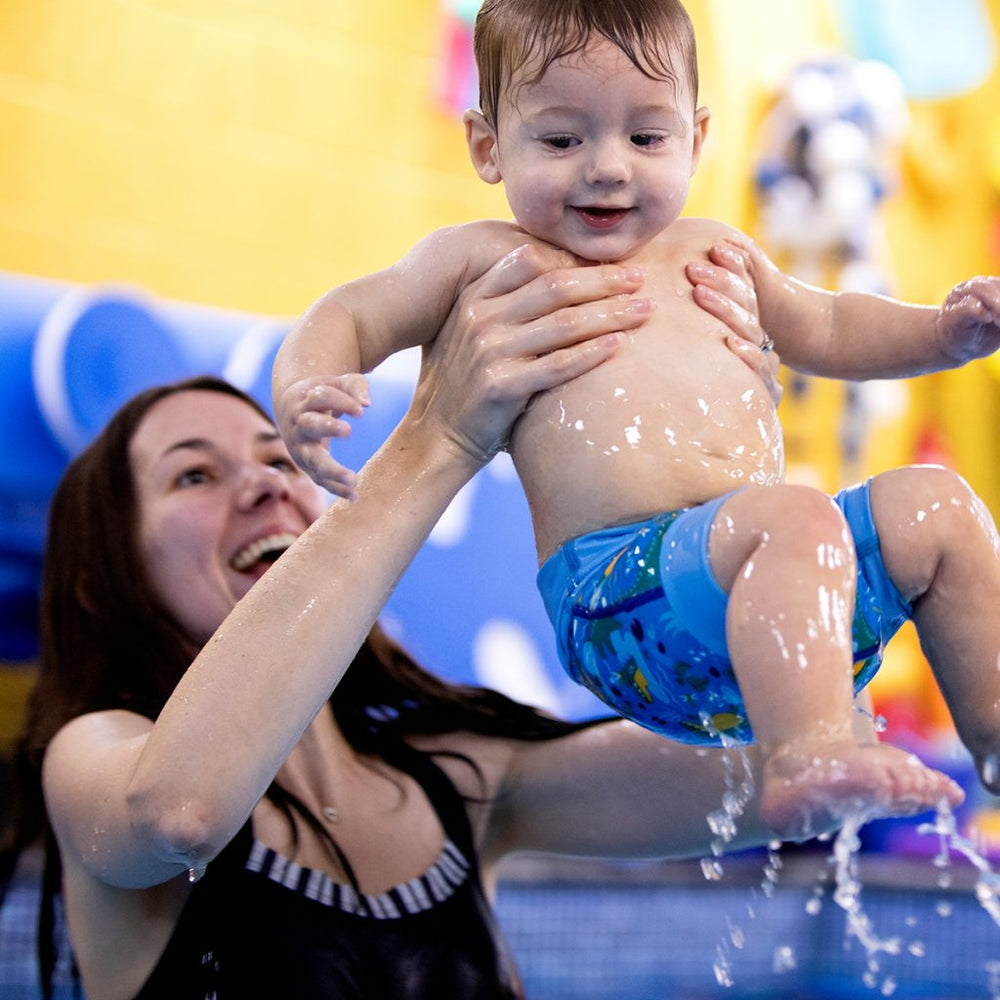 Schwimmwindel Happy Nappy 2-3 Jahre Krokodile (XXL)
