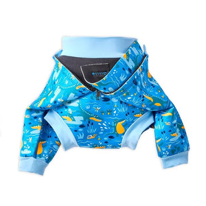 Neoprenanzug + Schwimmwindel Happy Nappy 2in1 – 12–24 Monate (XL) Krokodile