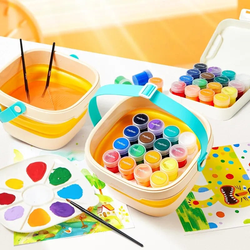 Tragbares Malset – 16 Farben
