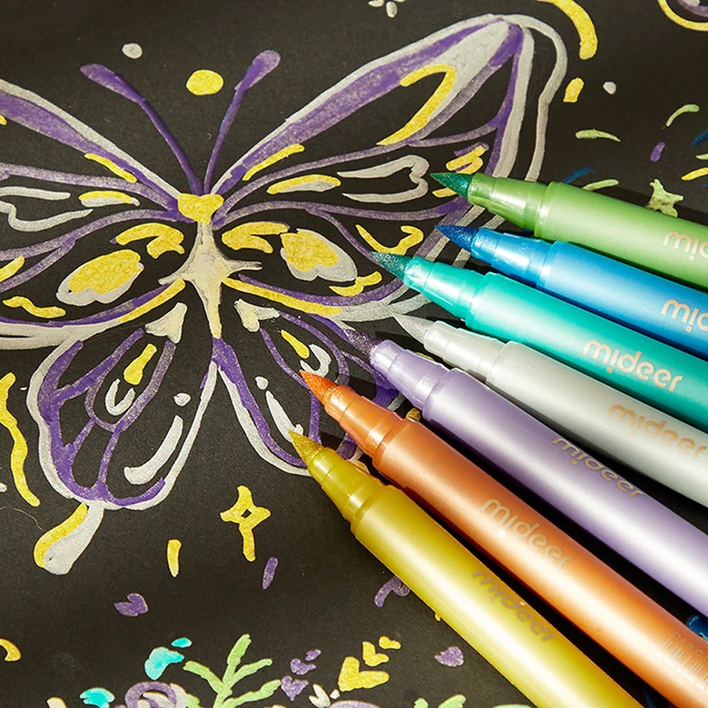 Acrylmarker im Koffer mit sehr weicher Spitze – 48 Farben
