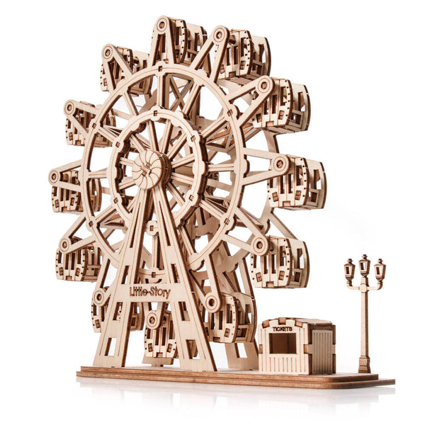 Holzpuzzle 3D-Modell – Teufelsrad