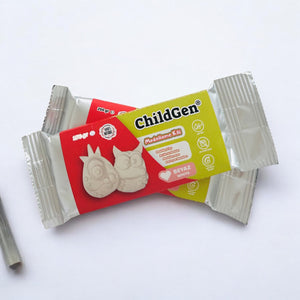 Natürliche selbsthärtende weiße Modelliermasse 250 g - Tublu.de