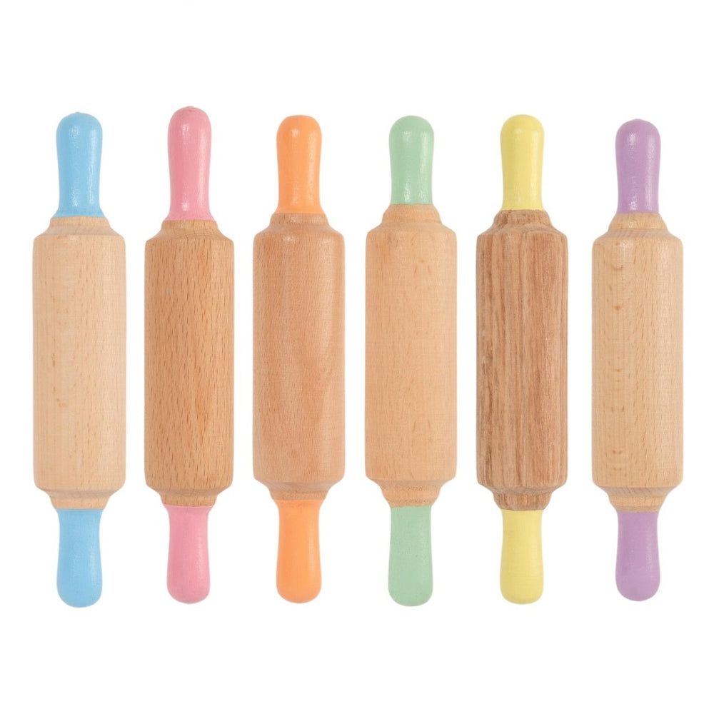 Holz-Teigroller – Blau - Tublu.de