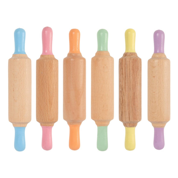 Holz-Teigroller – Blau - Tublu.de