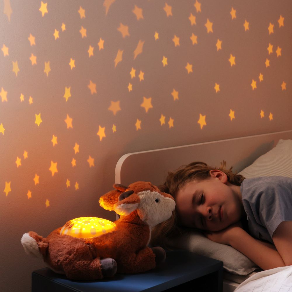 Plüschprojektor für Kinder Twilight Buddies™ – Rehkitz