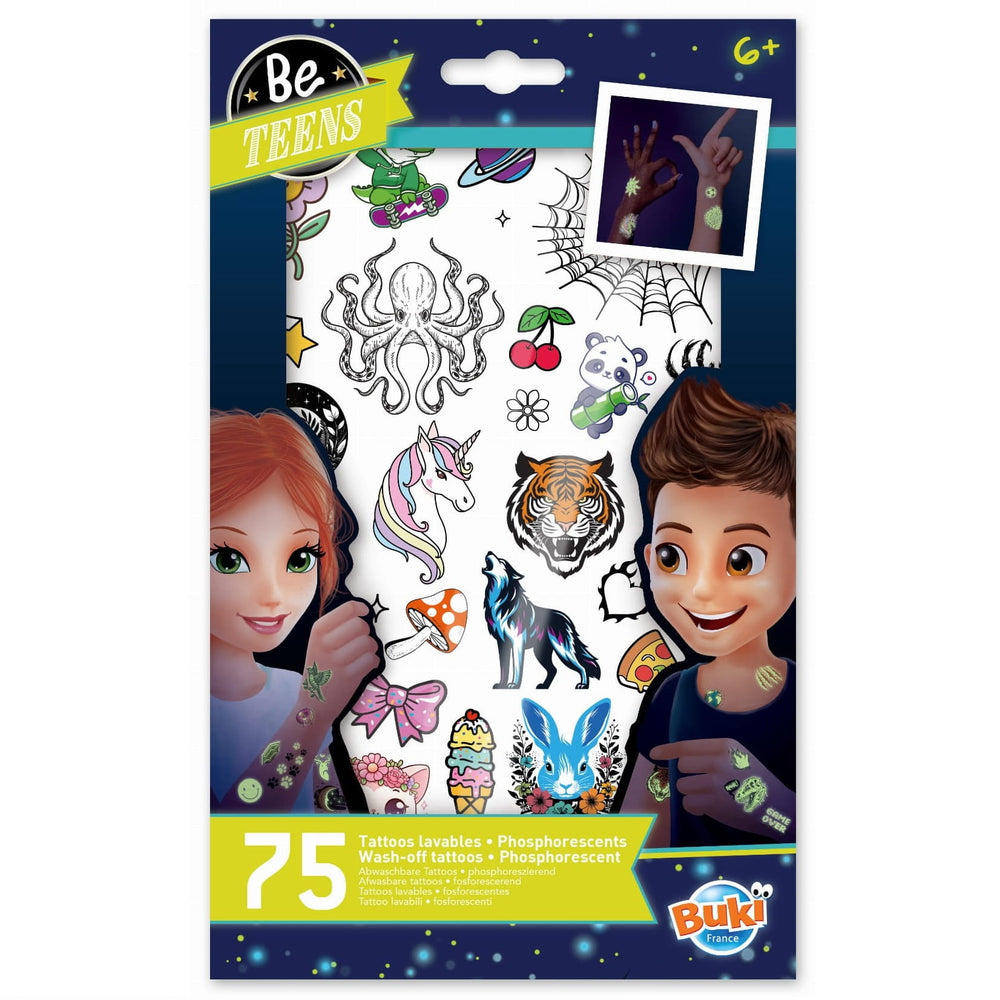 Im Dunkeln leuchtende Tattoos 75 Stk. - Tublu.de