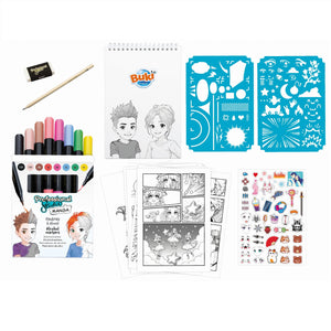 Manga Comics Skizzenbuch - Professional Studio - Tublu.de