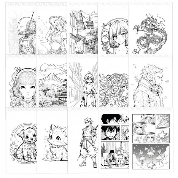 Manga Comics Skizzenbuch - Professional Studio - Tublu.de