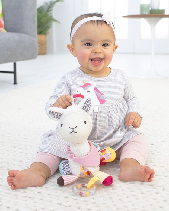 Aktiver Anhänger für den Kinderwagen – Bandana Buddies Lama