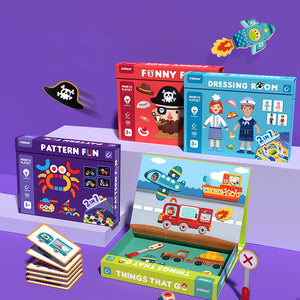 Magnetisches Puzzle und Spiel 2in1 – Fahrzeuge