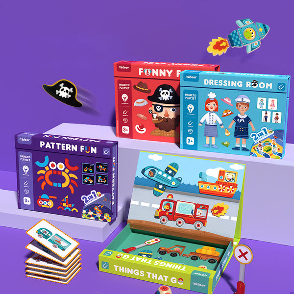Magnetisches Puzzle und Spiel 2in1 – Fahrzeuge