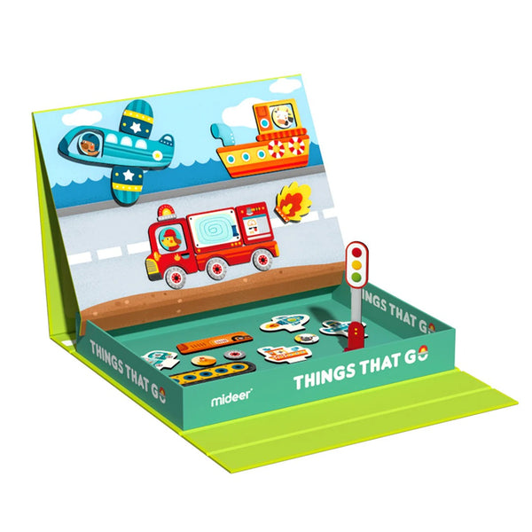 Magnetisches Puzzle und Spiel 2in1 – Fahrzeuge