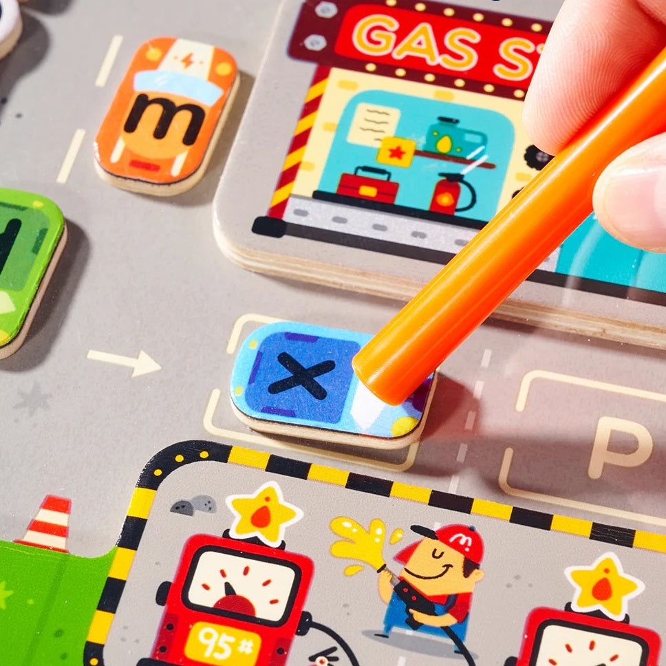 Magnetisches Labyrinth – Parkplatz