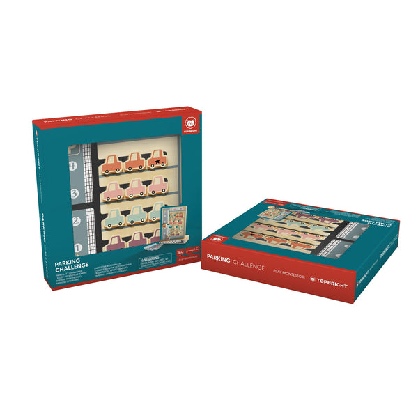 Logisches Puzzlespiel für Kinder – Parkplatz