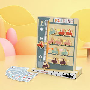 Logisches Puzzlespiel für Kinder – Parkplatz