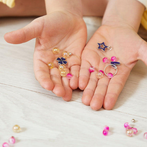 Kreatives Set zum Basteln von Schmuck – mit farbwechselnden Anhängern 6+
