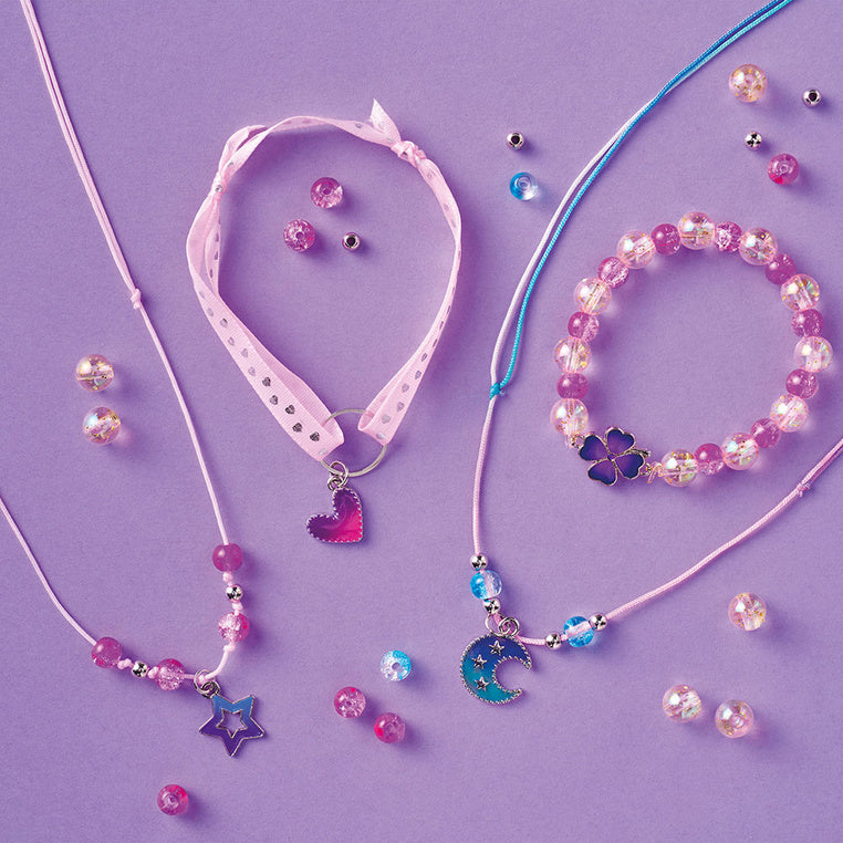 Kreatives Set zum Basteln von Schmuck – mit farbwechselnden Anhängern 6+