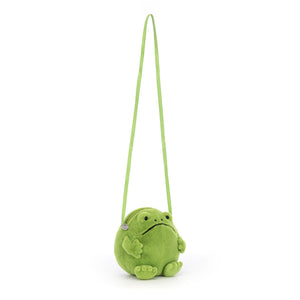 Plüsch-Umhängetasche – Regenfrosch Ricky 17 cm
