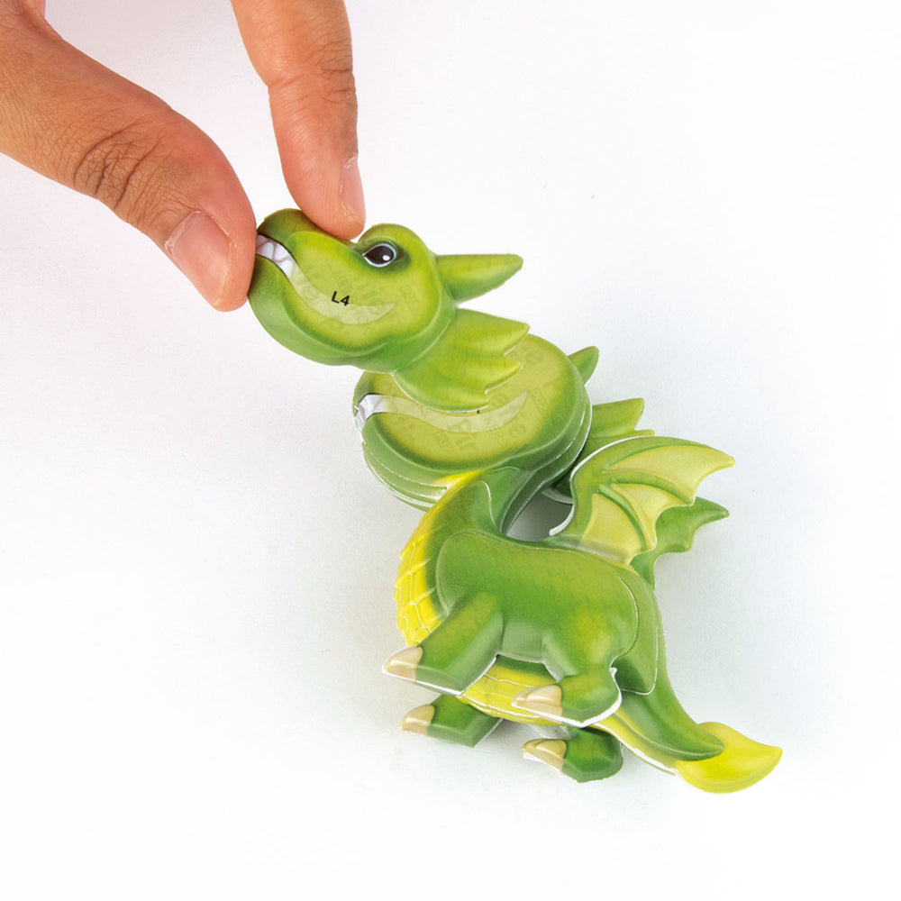 3D-Puzzle Drachen – Grün