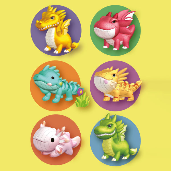 3D-Puzzle Drachen – Orange