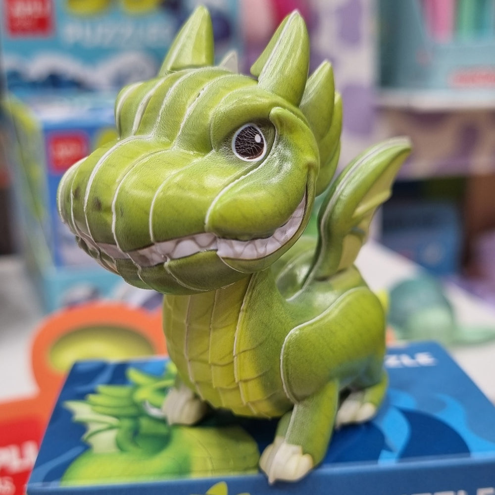 3D-Puzzle Drachen – Orange