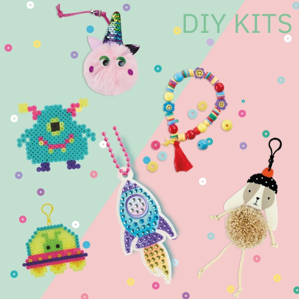 Set zum Basteln von Diamant-Schlüsselanhängern DIY – Dinosaurier