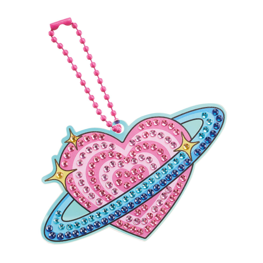 Set zum Basteln von Diamant-Schlüsselanhängern DIY – Herzplanet