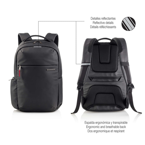 Rucksack Back To Work – Schwarz 22 l